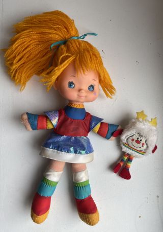 1983 Rainbow Brite 10” Doll With Twink Sprite Mattel Hallmark