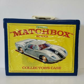Official Matchbox Series Collectors Case (1968) 4 Trays.  Euc