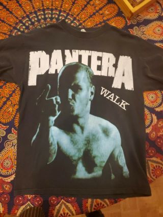 Rare Vintage 2000 Pantera Walk Shirt Phil Anselmo Collector 