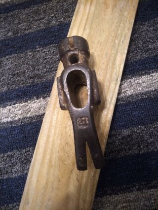 Vintage/antique Claw Hammer With Nail Puller,  Marked " 21 "