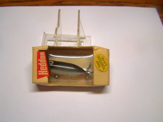 Vintage Heddon Tiny Torpedo Lures Baits Tuff Color Smokey Joe Nib