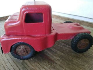 Vintage Structo Toys Semi Truck Cab Red 1950s?
