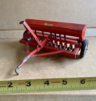 Vintage Tru - Scale Disk Drill Seeder Toy Farm Implement 1960/70 ' s Toy 2