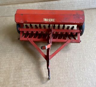 Vintage Tru - Scale Disk Drill Seeder Toy Farm Implement 1960/70 ' s Toy 3