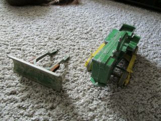 John Deere Farm Toy 40 Crawler Bulldozer With Blade Custom Restore