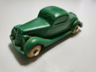 Orig 1935 Ford 3 Window Coupe Made In 1935 By Barr Rubber 4 " Near Green Nr