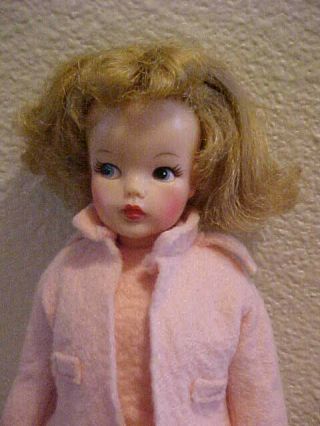Vintage Ideal Tammy Doll 1960s In Pink Short Set Blonde