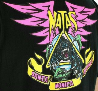 Santa Monica Cruz Natas Kaupas Panther Sma Nos Skateboard Shirt,  Sticker