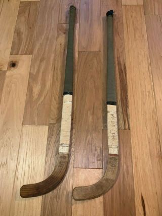 Choice Antique Lowe & Campbell Wood Field Hockey Stick 1920s Master 38 " Or 40 "
