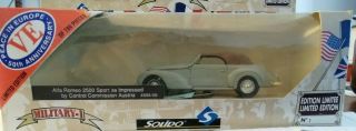 Solido 50th Anniversary 1/43 Scale Alfa Romeo 2500 Sports.  Austria Control Boxed