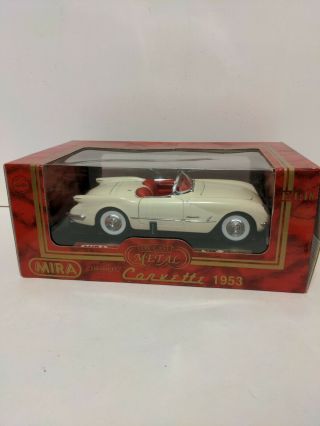 Mira 1953 Chevrolet Corvette Golden Line 1:18 White