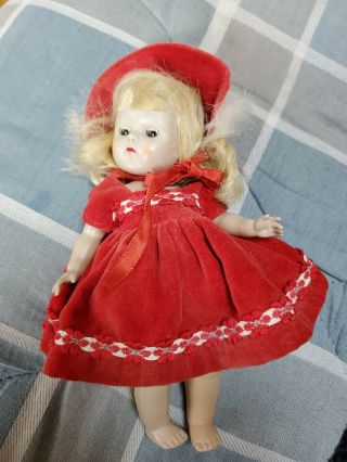 Vintage Ginny Vogue Doll Strung 1950 