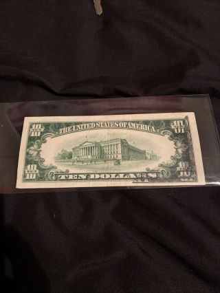1950 10$ Bill Miss Print