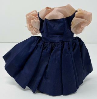 Vintage 1957 Tagged Madame Alexander Cissette Doll Dress 912 Blue & Pink