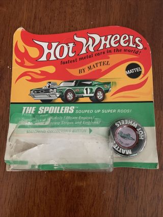 Hot Wheels Empty Redline Blister Pack Unpunched With Tnt - Bird Button