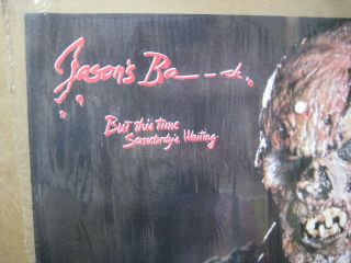 Vintage Poster Friday the 13th part VII Movie 1988 Jason horror Inv G6398 3