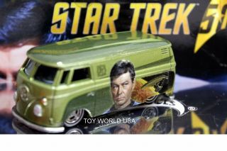 2016 Hot Wheels Pop Culture Star Trek 50th Volkswagen T1 Panel Bus