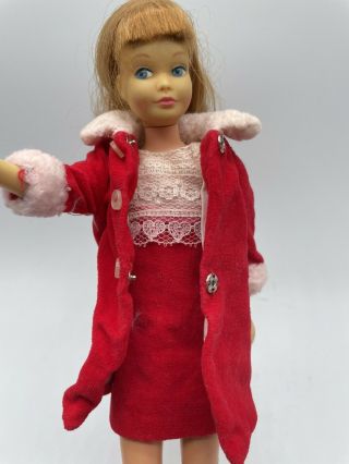 Gorgeous Redhead Skipper Htf Pink Skin Bend Leg Doll Vintage Barbie