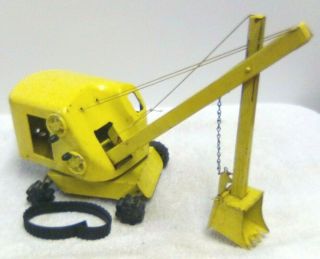 Vintage Structo 1950s Steam Shovel Digger Pressed Steel Construction Toy