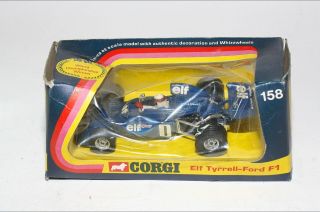 Corgi 158 Jackie Stewart Elf Tyrrell Ford F1,  Vgc