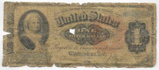 Fr 219 1886 $1 Silver Certificate ( (martha Washington))  Good L@@k Nr