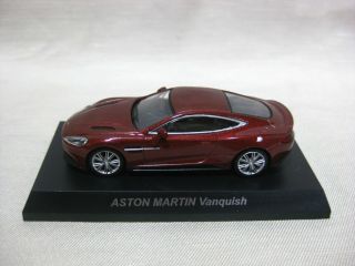 1:64 Kyosho Aston Martin Vanquish Deep Red Diecast Model Car