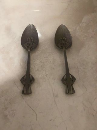 Liberty & Co Tudric Pewter Spoon Set Designed By Archibald Knox 3