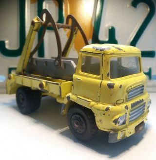 Vintage Dinky Supertoys 966 Martel Multi Bucket Unit Diecast Truck - Playworn