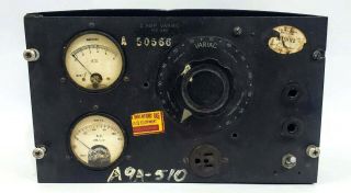 Antique General Radio Type 200 C,  5 - Amp Variac Pte 263 - Us Navy Sticker