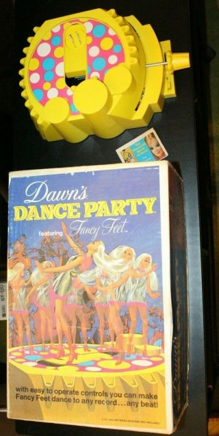 Vintage 1971 Topper Dawn Dance Party Stage With Box No Dolls K