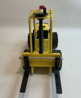 Tonka Pressed Steel Yellow Forklift Adjustable Forks Lifts 74 - 75 Exc. 2