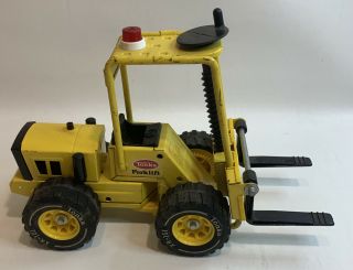 Tonka Pressed Steel Yellow Forklift Adjustable Forks Lifts 74 - 75 Exc. 3
