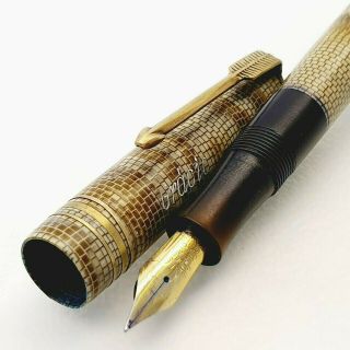 Vintage,  Snakeskin " Styl Fountain Pen Piston Filler 1960 
