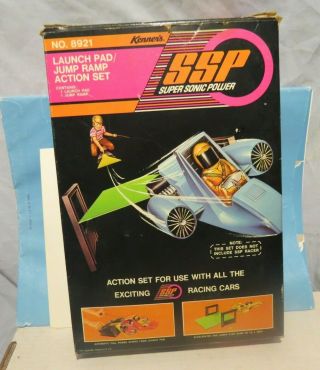 Complete Vintage 1970 Kenner Ssp Launch Pad & Jump Ramp Box Decals
