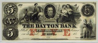185x St.  Paul Minnesota The Dayton Bank $5 Obsolete Currency