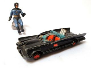 Vintage Corgi Batmobile For Spares & Repairs,  Batman Figure