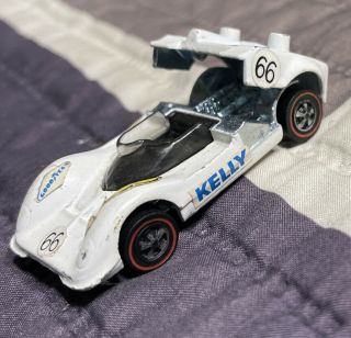 Vintage 1968 Hot Wheels Redline Chaparral 2g Usa With Stickers￼
