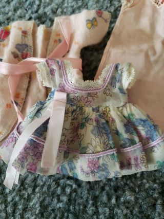 Vintage 1954 Muffie Doll Clothes 608 Dress