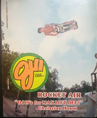 Santa Cruz Skateboard Print Ad 10x8 Oj2 Wheels Ad