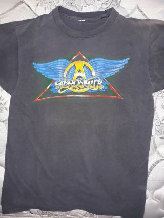 Aerosmith 1982 Rock In A Hard Place Shirt Rare Vintage Large