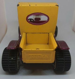 ☆ Vintage 1970s Tonka HOT HAULER Model T Rod A Truck Hemi Purple Yellow metal 3