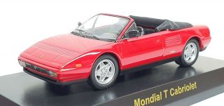 1/64 Kyosho Ferrari Mondial T Cabriolet Red Diecast Car Model