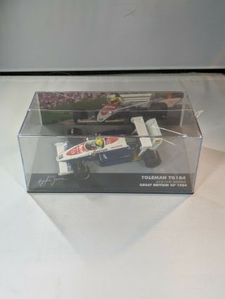 Ayrton Senna,  1984 Toleman Tg184,  F1 1:43 Altaya,  Cracked Case