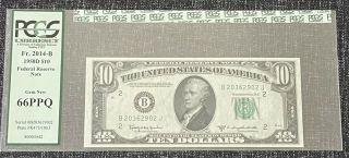 1950 $10 Bill (graded) 66ppq D Series