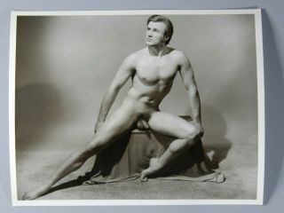 Vintage Male Nude 4x5 Print,  Western Photography Guild Don Whitman,  1960 