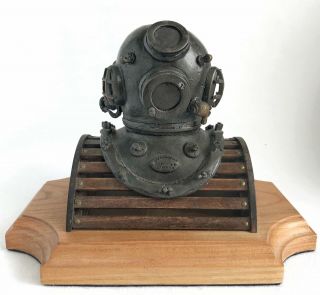 Siebe Gorman Diving Helmet Hard Hat Deep Sea Diver Paperweight MkV Nautical Gift 3