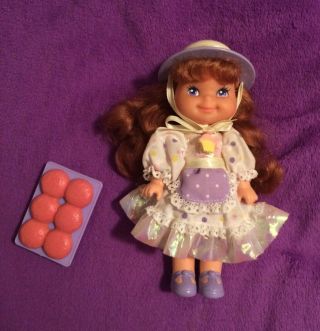 Cherry Merry Muffin Bubblegum Becky Doll With Muffins 1989 Vintage Mattel