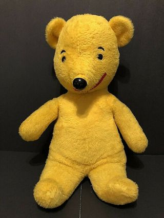 Vtg Gund/walt Disney Winnie The Pooh Yellow J.  Swedlin Big 23 " Inchesteddy Bear
