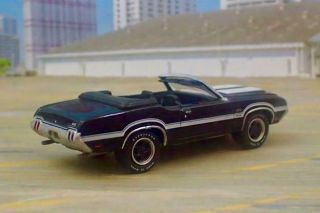 1970 70 Oldsmobile Cutlass 442 W - 30 Convertible 1/64 Scale Limited Edition C