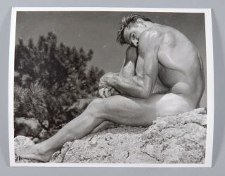 Vintage Physique Bodybuilding Photo Western Photography Guild Don Whitman